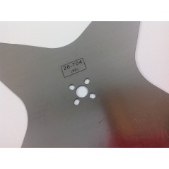 Lame de tondeuse compatible 4 dents 26-704 OUTILS WOLF R0Z25 | NewgardenParts.com
