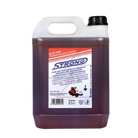 Olio sintetico minerale SAE 5W50 STRONG per trasmissioni idrostatiche 5 litri | NewgardenParts.com