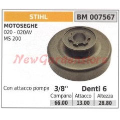 Pignon d'embrayage STIHL 020 020AV MS200 007567 | NewgardenParts.com