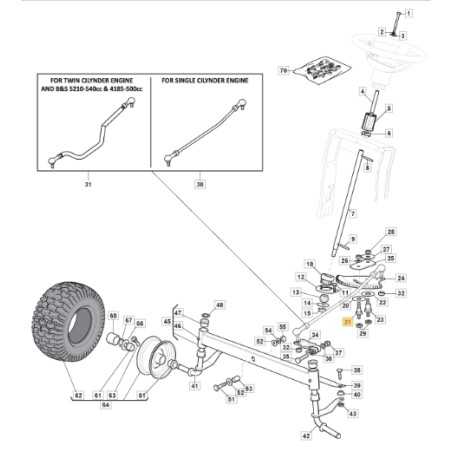 Lenksektorbolzen ORIGINAL STIGA Rasentraktor 1330M 125510173/0 | NewgardenParts.com