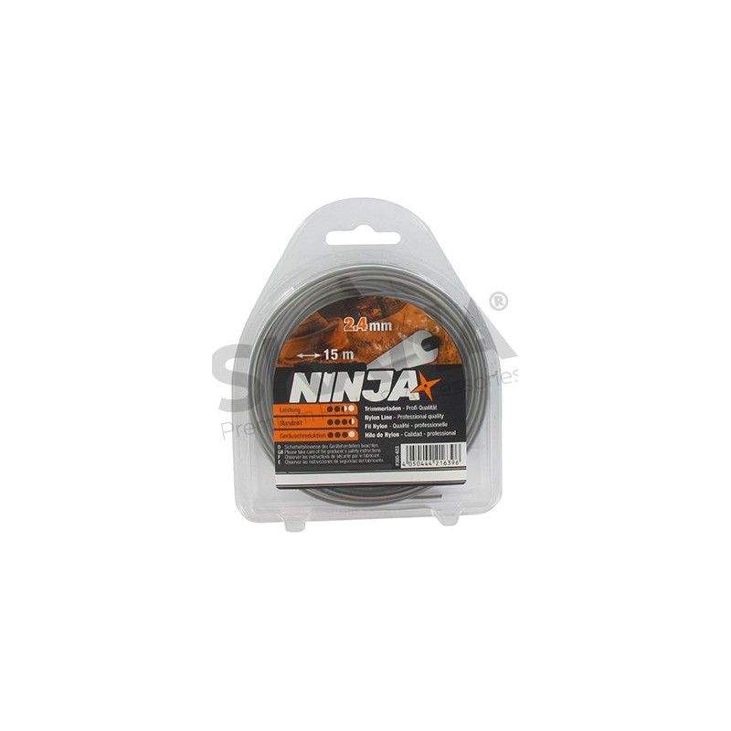 TRIMMER LINE ROUND 2,4MM RIF 1510403 COMPATIBLE NINJA