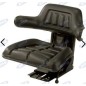 Asiento envolvente económico con suspensión regulable para tractor agrícola 12615