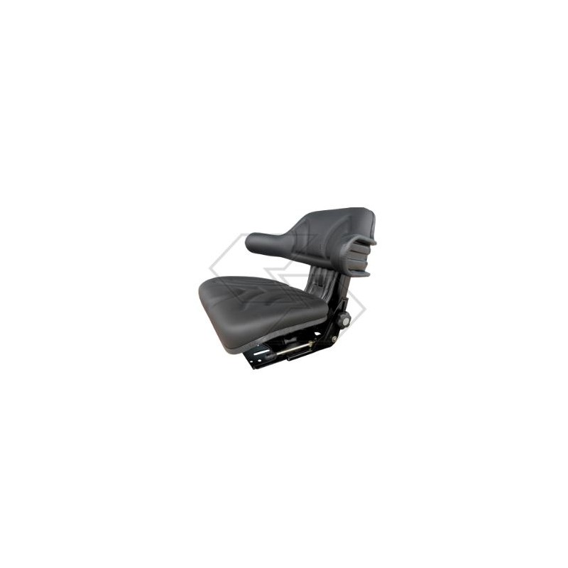 Asiento envolvente de pvc negro para tractor agrícola NEWGARDENSTORE A03095