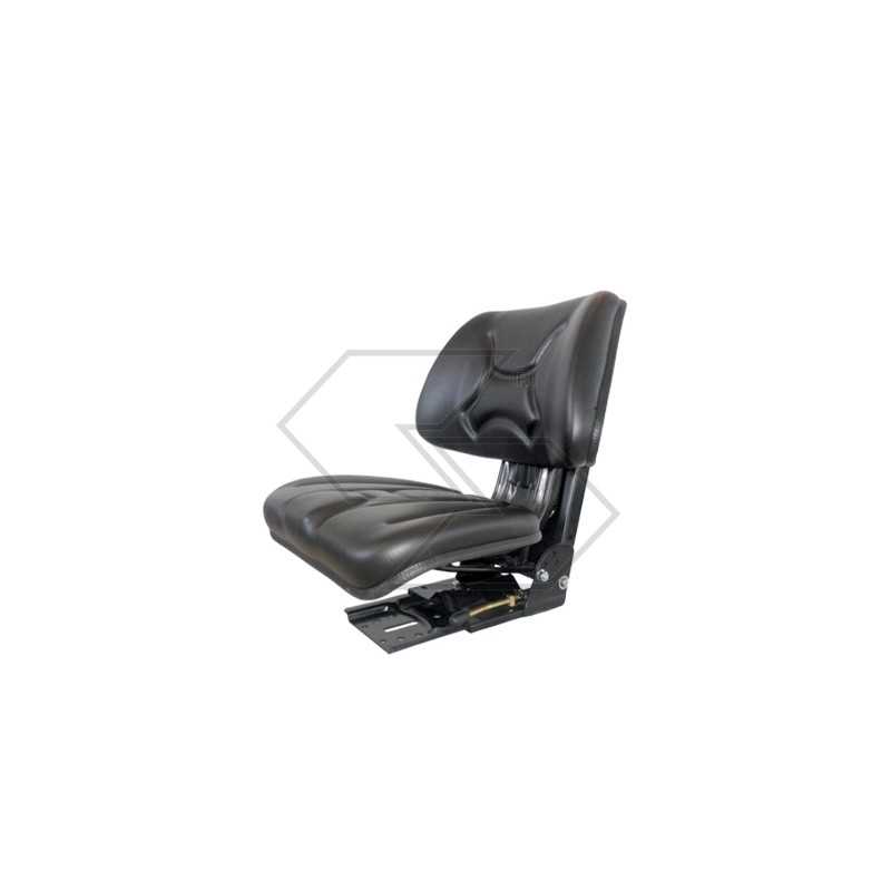 Standard-Rundum-Sitz mit schwarzem PVC-Kippfuß GRAMMER für Traktor