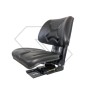 Siège enveloppant standard avec base basculante en pvc noir GRAMMER pour tracteur agricole