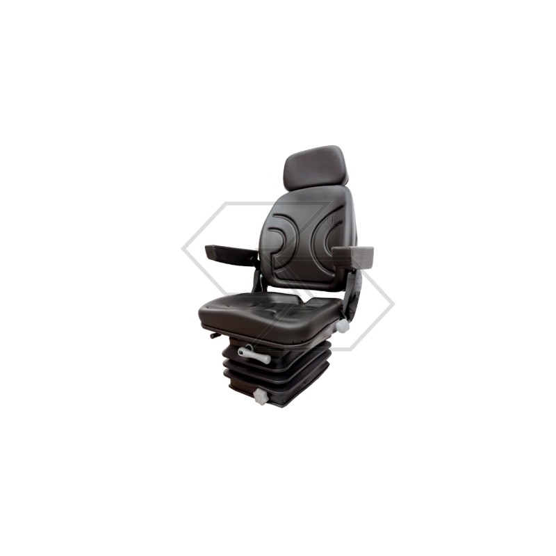 GRAMMER asiento suspensión mecánica pvc negro para tractor agrícola