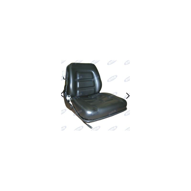 Black sky seat with built-in suspension for agricultural tractor 38026