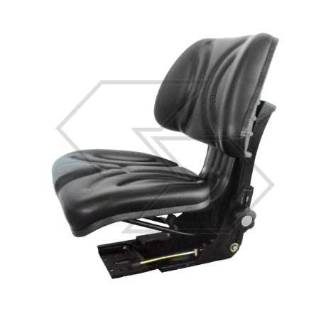 Standard black pvc seat for agricultural tractor | NewgardenParts.com