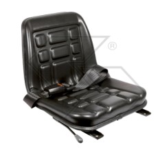 Asiento COBO estrecho con guía y cinturón de seguridad para tractor agrícola | NewgardenParts.com