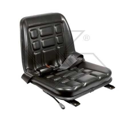 Asiento COBO estrecho con guía y cinturón de seguridad para tractor agrícola | NewgardenParts.com