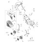 Levier de frein modèles de tondeuses GV53TK ALLROAD ORIGINAL OLEOMAC 66060316AR