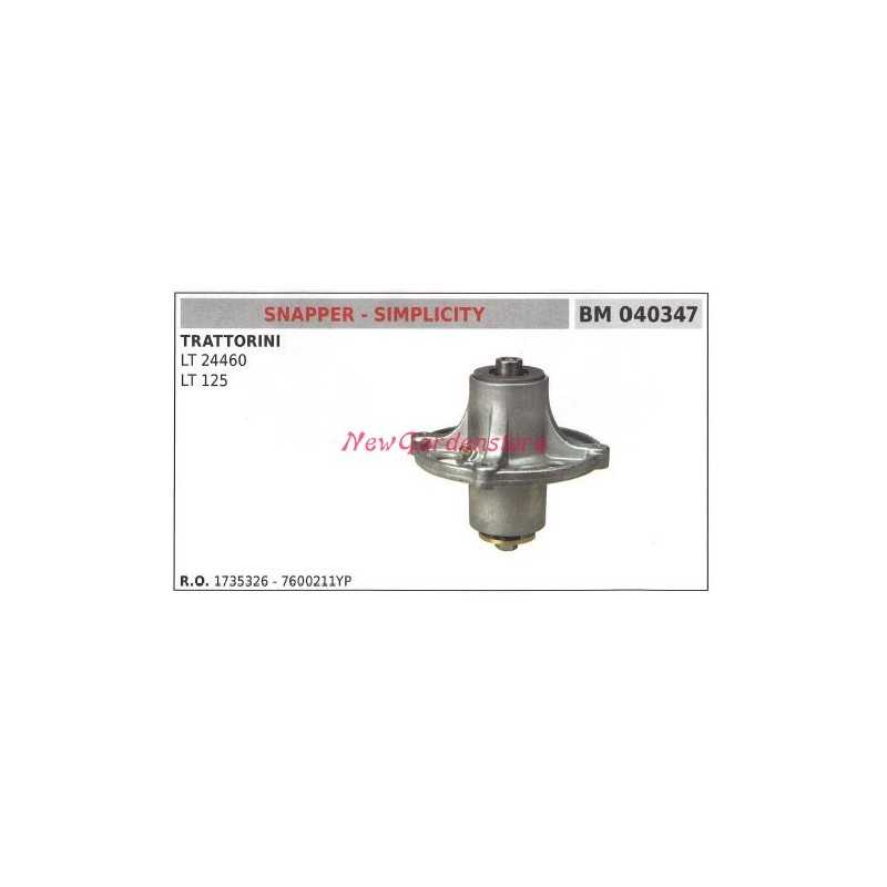 Mozzo portalama trattorino rasaerba tagliaerba LT 24460 125 SNAPPER 1735326 7600211YP