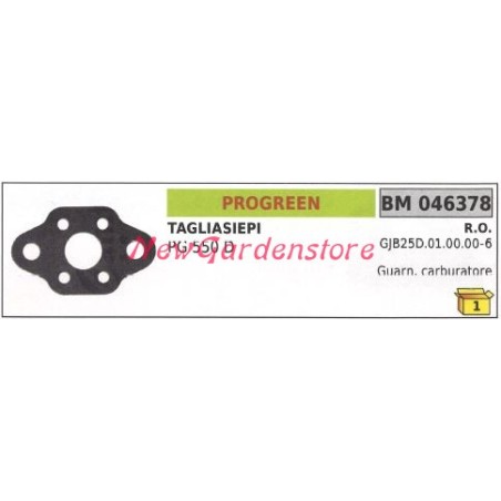 Guarnizione carburatore PROGREEN tagliasiepe PG 550D 046378 | NewgardenParts.com