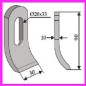 Bodenfräse Hackenblatt 350-691 DÜCKER MKL80-10 90mm