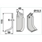 Hoja motoazada compatible 350-054 725L Sx B.C.S