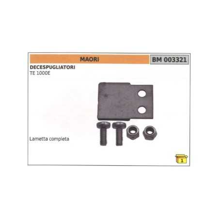 Hoja de afeitar completa MAORI para eje de desbrozadora TE1000E | NewgardenParts.com