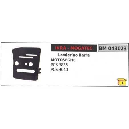 Lames de guide-chaîne IKRA pour tronçonneuse PCS 3835 4040 043023 | NewgardenParts.com