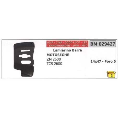 Barre de coupe ASIA côté chaîne pour ZM 2600 TS 2600 029427 | NewgardenParts.com