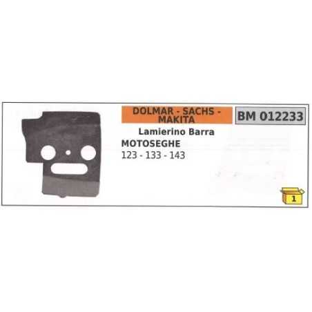 Barra de corte lado cadena DOLMAR para motosierra 123 133 143 012233 | NewgardenParts.com