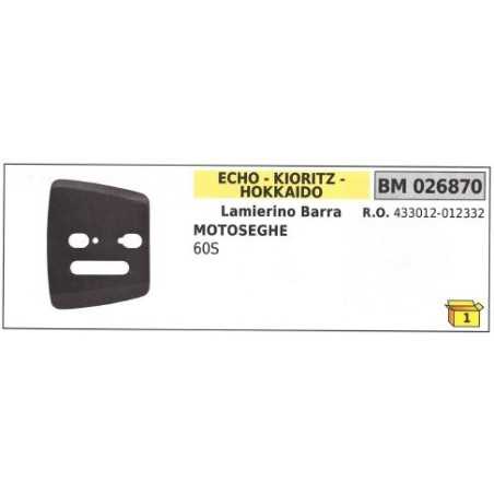 Lamierino barra lato catena ECHO per motosega 60S 026870 | NewgardenParts.com