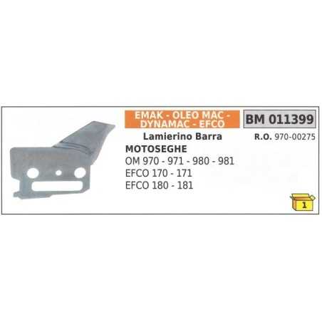 Barra de corte EMAK para motosierra OM 970 971 980 981 EFCO 170 011399 | NewgardenParts.com