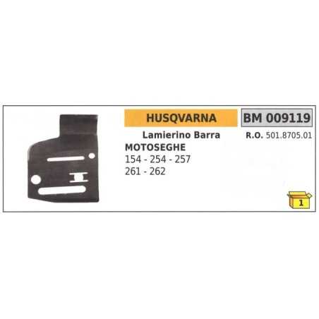 Barra de cadena HUSQVARNA para motosierra 154 254 257 261 262 009119 | NewgardenParts.com