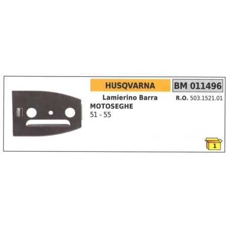 Barra de cadena HUSQVARNA para motosierra 51 55 011496 | NewgardenParts.com
