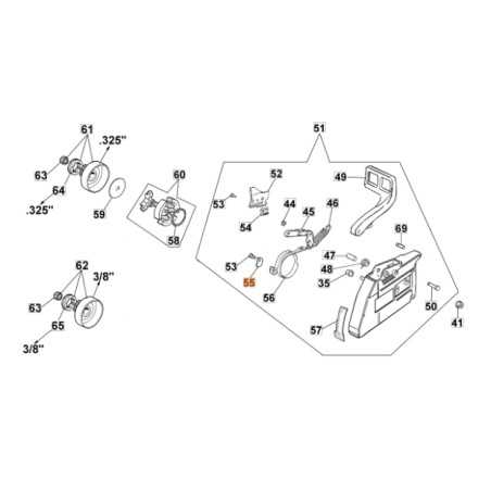 Chainsaw sheet metal models GS630 ORIGINAL OLEOMAC 50010084 097000140 | NewgardenParts.com