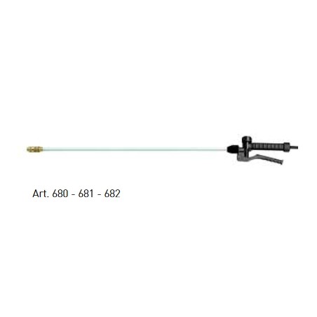 Lance principale en nylon avec tige en aluminium TECNOSPRAY pour pulvérisateur manuel | NewgardenParts.com