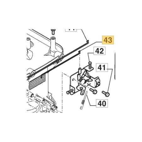 Lever air control rod ORIGINAL STIGA for lawn tractor 1328H 118551398/0 | NewgardenParts.com