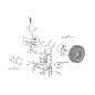 Gear lever ORIGINAL STIGA lawn tractor 1330m - 84mt 382318257/0