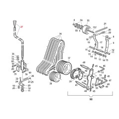 Leva comando PDP TURBO4 ORIGINALE GIANNI FERRARI 01.50.00.5410 | NewgardenParts.com