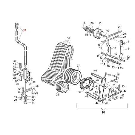 Leva comando PDP TURBO4 ORIGINALE GIANNI FERRARI 01.50.00.5410 | NewgardenParts.com