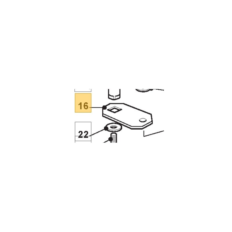 Leva comando sterzo ORIGINALE STIGA trattorino tagliaerba bt102b 325318281/0