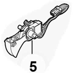 LEVIER DE COMMANDE ACCÉLÉRATEUR SÉCATEUR GTA40 ORIGINAL STIHL GA04-430-2100 | NewgardenParts.com