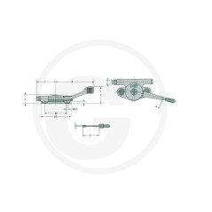 Adjusting lever for MAGURA UNIVERSAL control cable 27270103 | NewgardenParts.com