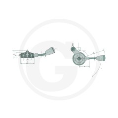 Adjusting lever for MAGURA UNIVERSAL control cable 27270104 | NewgardenParts.com