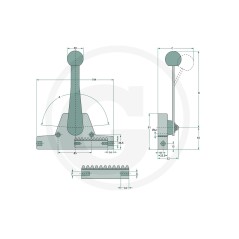 Levier de réglage pour le câble de commande MAGURA UNIVERSAL 27270439 | NewgardenParts.com