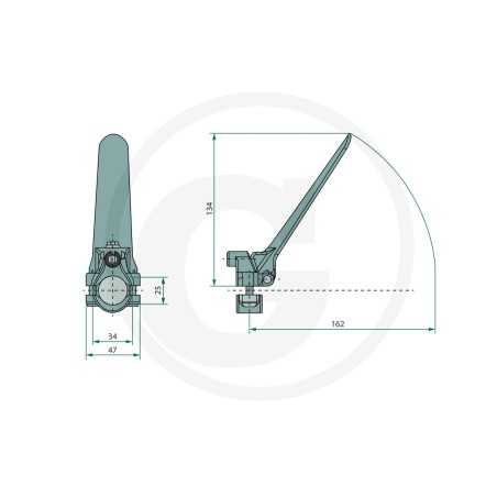 Levier de réglage pour câble de commande MAGURA UNIVERSAL 27270603 | NewgardenParts.com