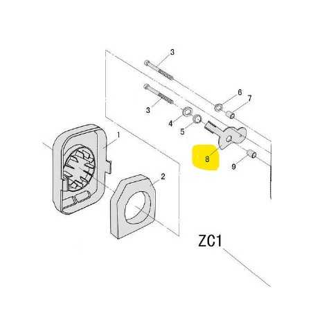 PROGREEN PG43 PG52 brushcutter air filter lever | NewgardenParts.com