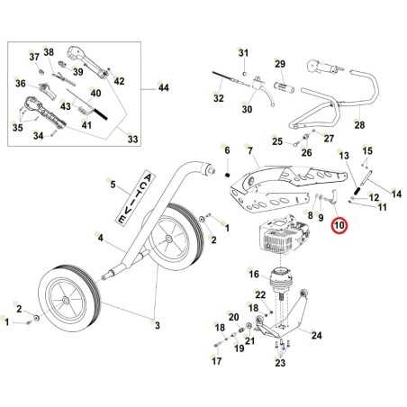 ORIGINAL ACTIVE tigercut Doppelkippsystem Befestigungshebel t-165 021632 | NewgardenParts.com