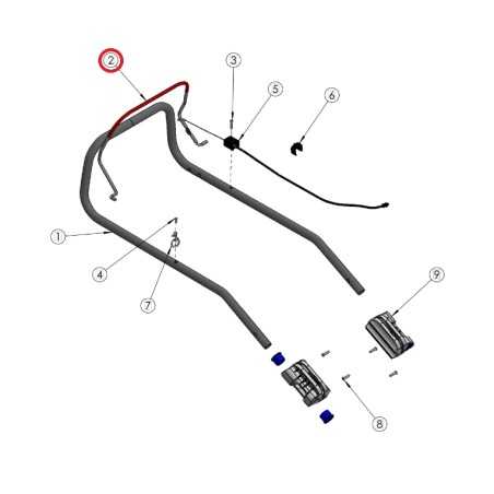 Motorbremshebel HM ORIGINAL GRIN Rasenmähermodell hm37 - hm46 PRT-0095 | NewgardenParts.com
