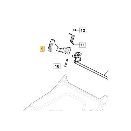 ORIGINAL STIGA Aufsitzmäher Höhenverstellhebel 381003356/1 | NewgardenParts.com