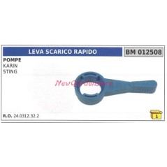 Levier d'évacuation rapide UNIVERSEL pour pompe Bertolini KARIN STING 012508 | NewgardenParts.com