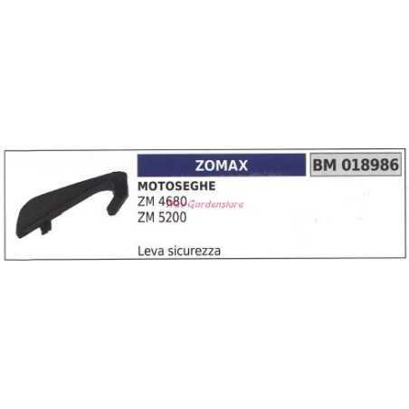 Tronçonneuse ZOMAX ZM 4680 5200 018689 Levier de sécurité de l'accélérateur | NewgardenParts.com