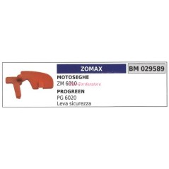 Levier de sécurité de l'accélérateur ZOMAX tronçonneuse ZM 6010 029589