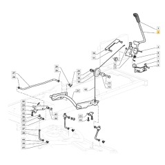 Leva sollevamento piatto ORIGINALE STIGA trattorino tagliaerba 1330m 382318255/0 | NewgardenParts.com