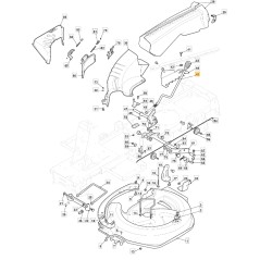 Leva sollevamento piatto taglio ORIGINALE STIGA trattorino tagliaerba 3273151350 | NewgardenParts.com