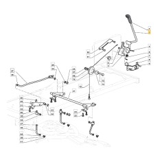 Lift lever flat tractor models 1538SD ORIGINAL STIGA 382318229/0 | NewgardenParts.com