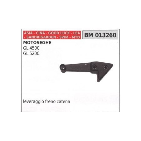 ASIA Kettenbremshebel für GL 4500 5200 Kettensäge 013260 | NewgardenParts.com